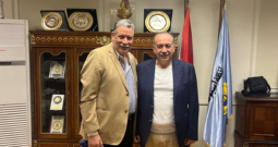 لقاء مثمر مع محافظ اسيوط اللواء/ هشام ابو النصر مع رجل الاعمال ناجح البارودي